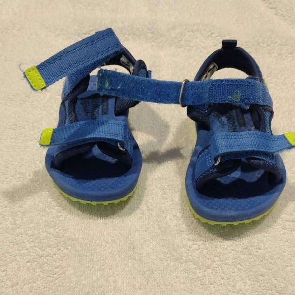 Kids Blue and Green Sandals - Picture 5 of 5